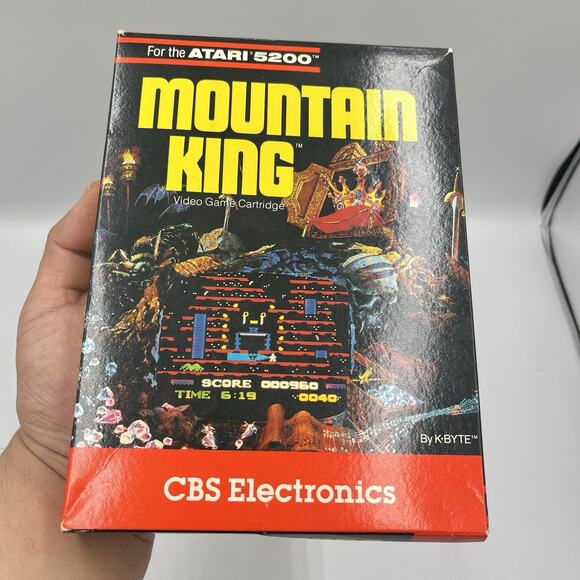 Mountain King (Atari 2600, 1983) Complete in Box CIB With Inserts - Picture 12 of 16